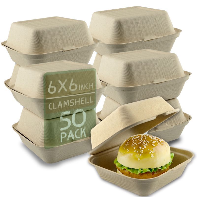 Biodegradable Containers Food  Biodegradable Disposable Bowl - 50